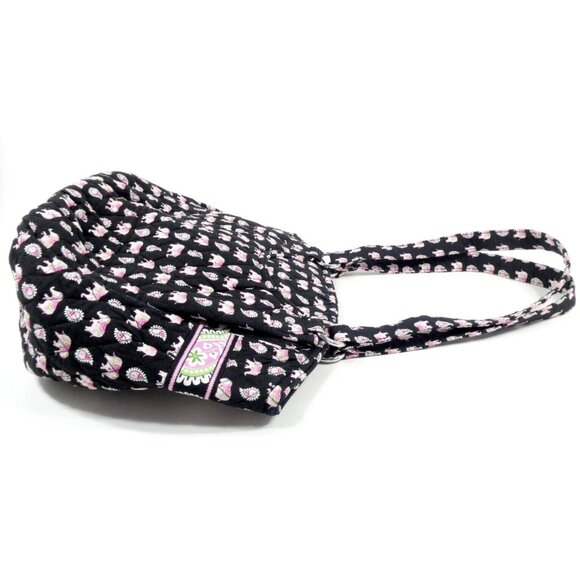 Vera Bradley Glenna Pink Elephants Shoulder Bag - Picture 4 of 10